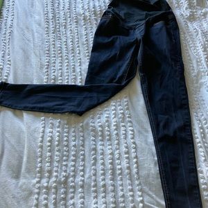 Maternity Dark Wash Jeans, Time and Tru, XS, pockets!